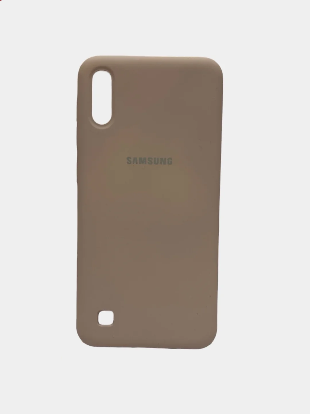 Бежевый меланж чехол SILICONE COVER для Samsung A10