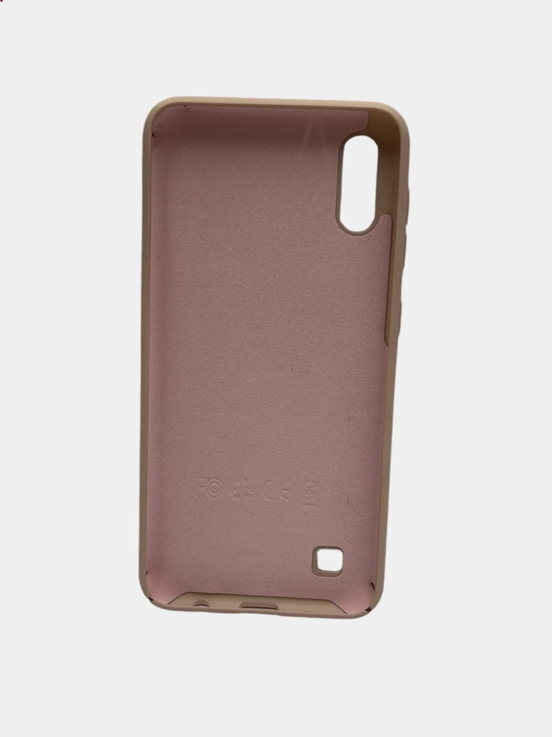 Бежевый меланж чехол SILICONE COVER для Samsung A10
