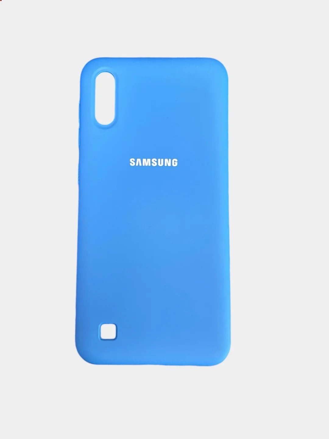 Голубой чехол SILICONE COVER для Samsung A10