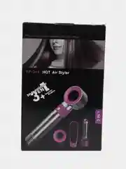 Розовый фен мультистайлер Hot Air Styler 5в1 и 3в1