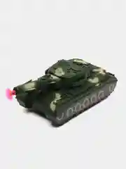 Игрушечный танк инерционный с мягкими пулями, 19 см