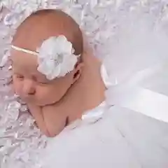 Белый юбка пачка и повязка на голову, набор для фотосессии, юбка ту-ту
