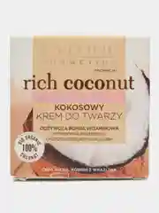 EVELINE Мультипитательный кокосовый крем для лица, серии RICH COCONUT, 50мл
