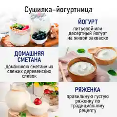 Серый сушилка для овощей и фруктов STINGRAY ST-FD728B 5 обычных поддонов, черный/темно-серый