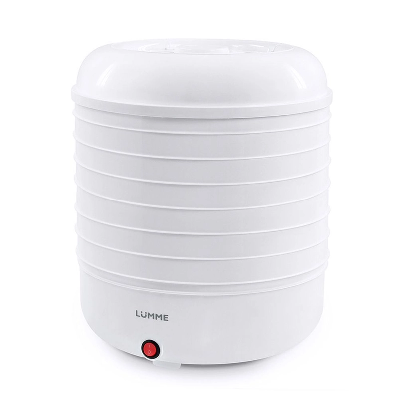 Сушилка для овощей и фруктов LUMME LFD-107PP диаметр 32 см, 7 съемных поддонов 200 Ватт