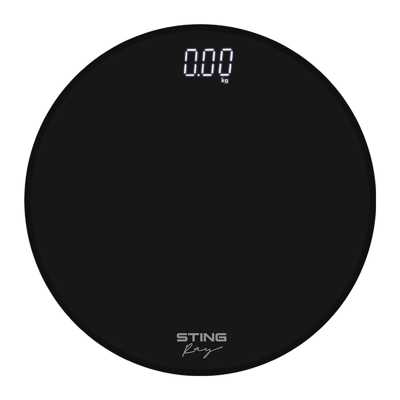 Весы напольные электронные STINGRAY ST-SC5004A с индикатором температуры, черный жемчуг