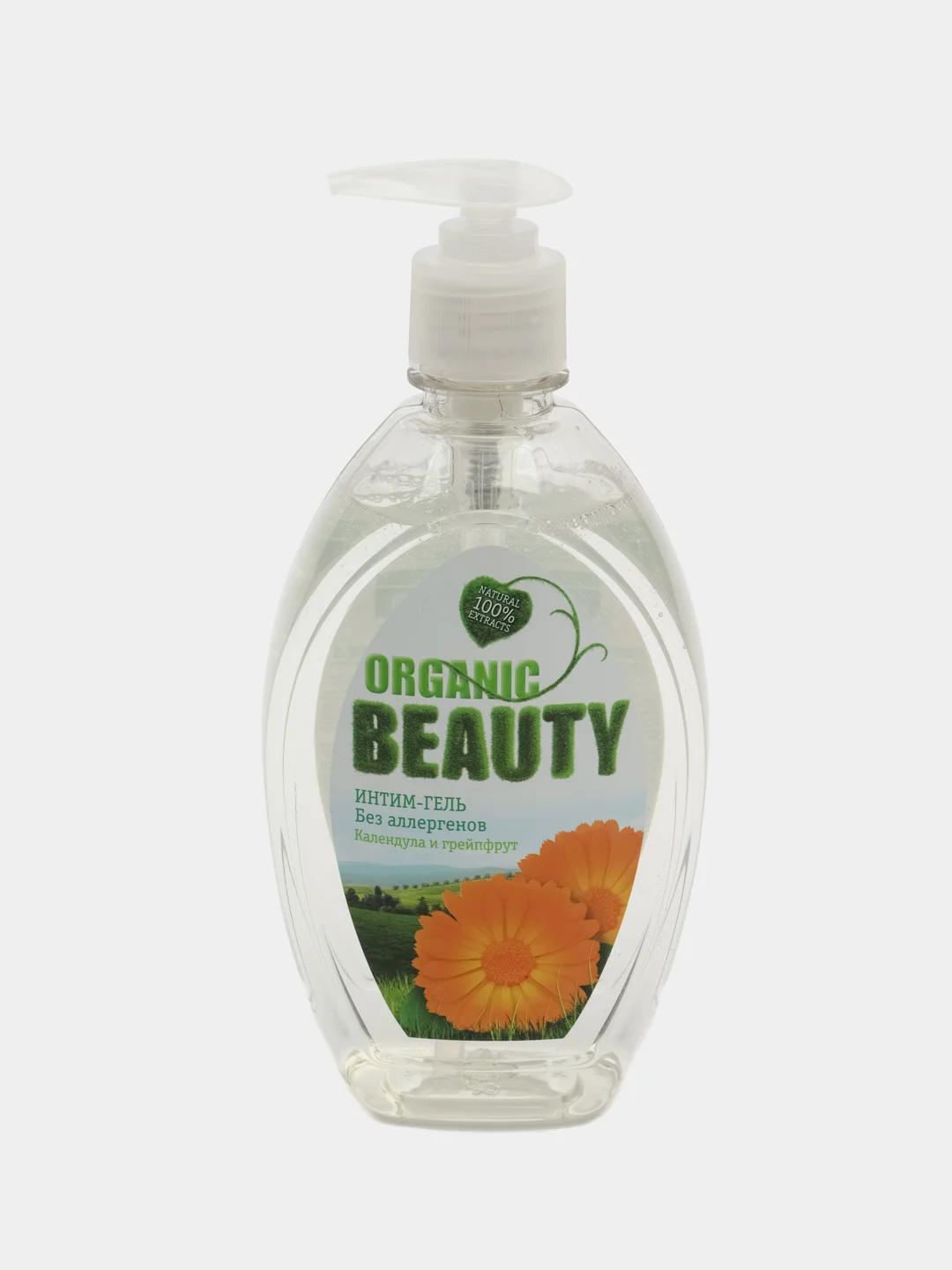 Organic Beauty Гель для интимной гигиены календула и грейпфрут, 500 мл