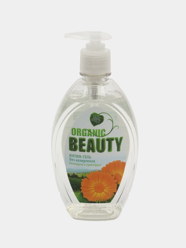 Organic Beauty Гель для интимной гигиены календула и грейпфрут, 500 мл