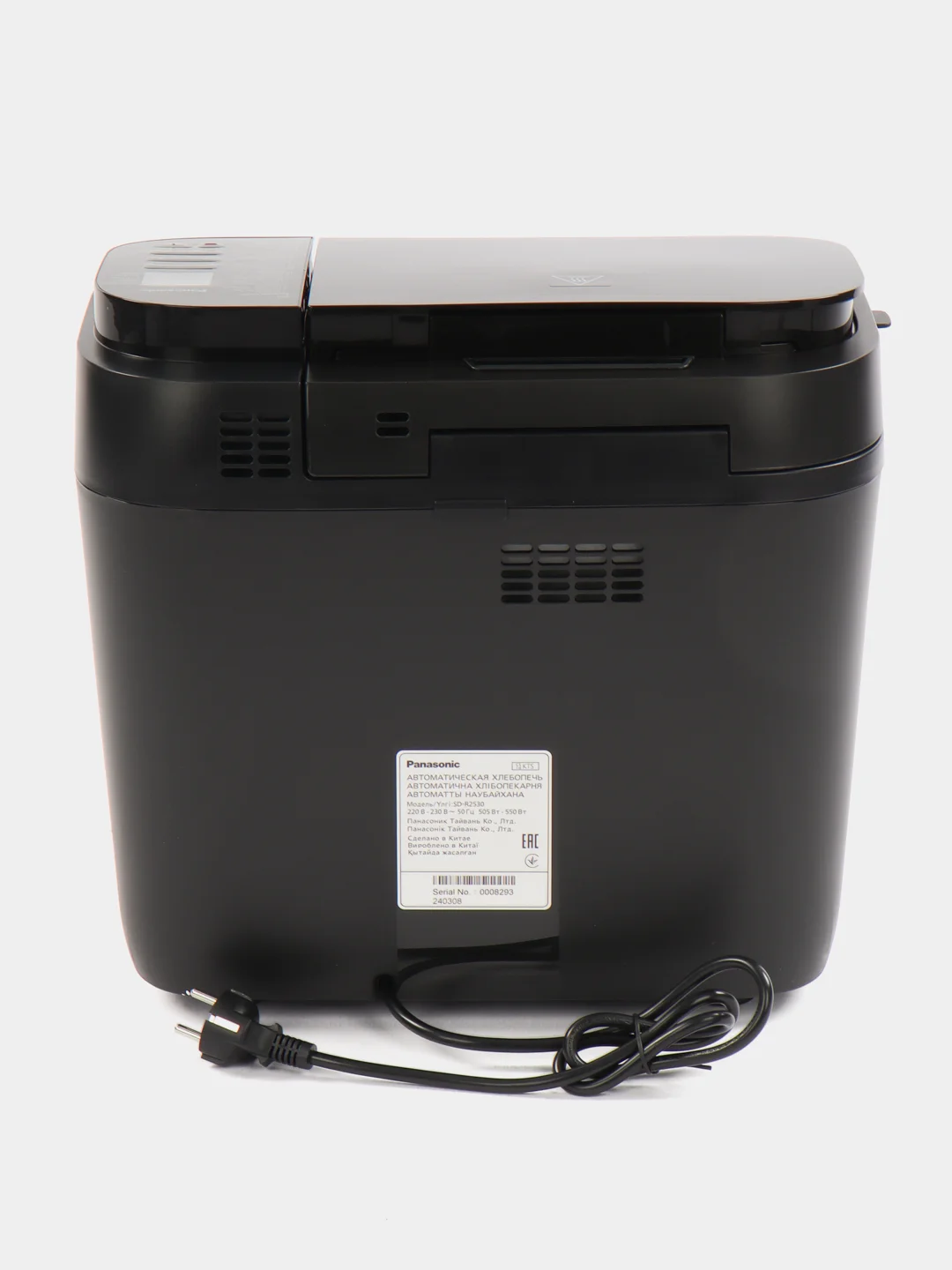 Черный хлебопечь Panasonic SD-R2530KTS 550 Вт/10+ 1250 г/ черный