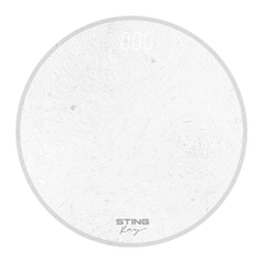 Весы напольные электронные STINGRAY ST-SC5004A с индикатором температуры, снежный циркон