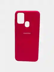 Фуксия защитный силиконовый чехол Silikone Cover для Samsung M31