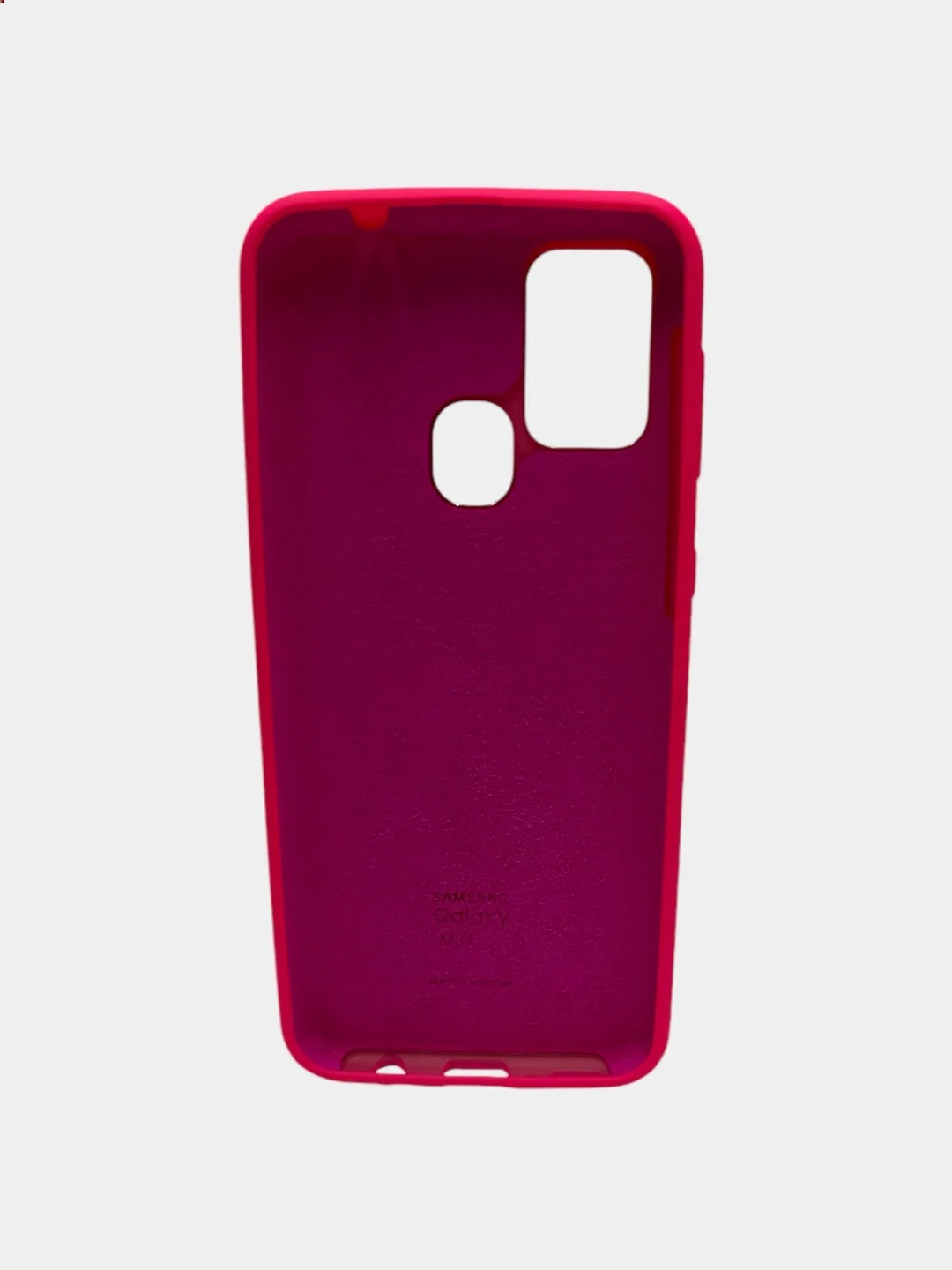 Фиолетовый защитный силиконовый чехол Silikone Cover для Samsung M31
