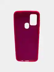 Фиолетовый защитный силиконовый чехол Silikone Cover для Samsung M31