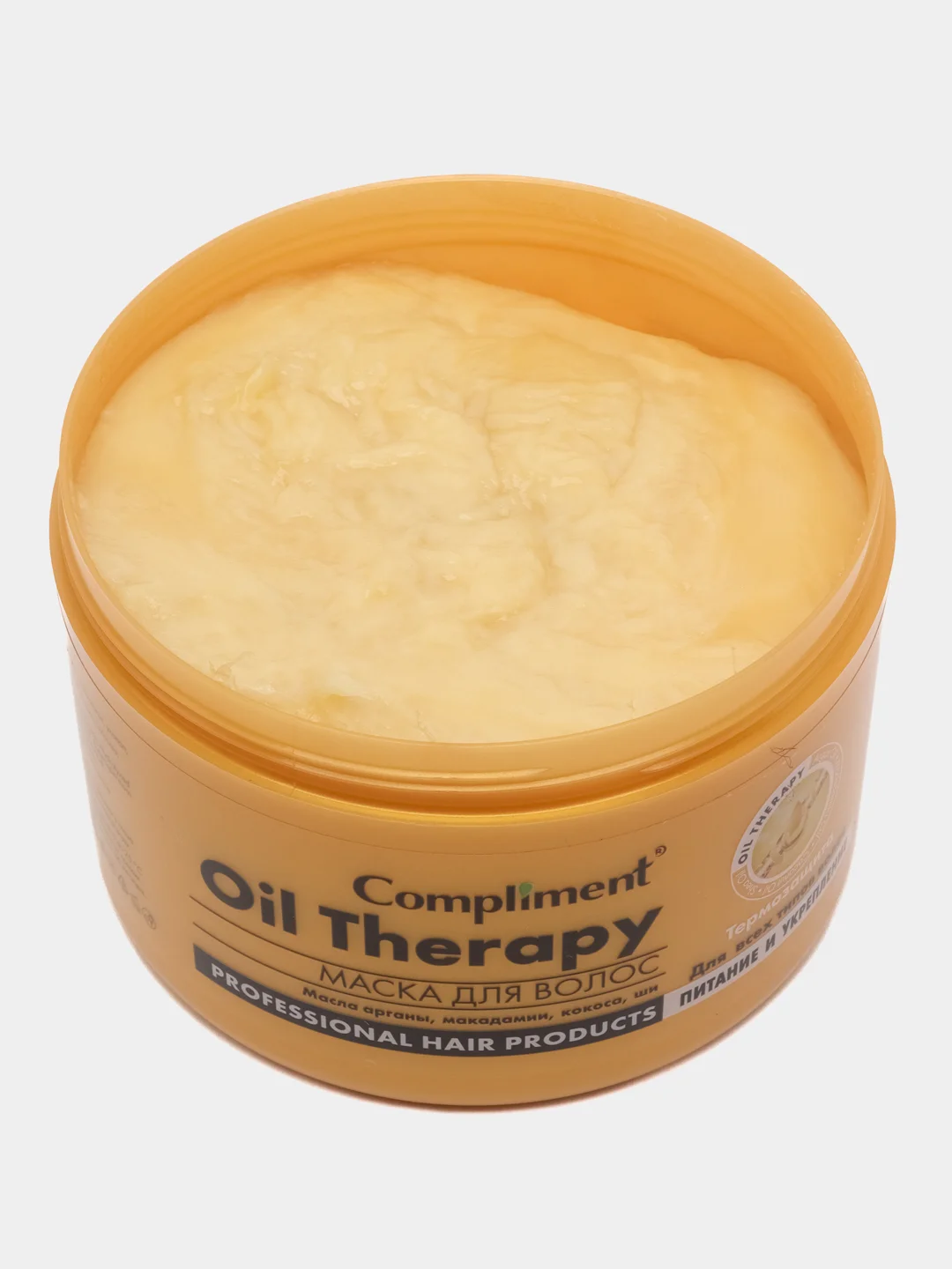Compliment Маска для волос oil therapy с маслом арганы, макадамии, кокоса и ши, 500 мл