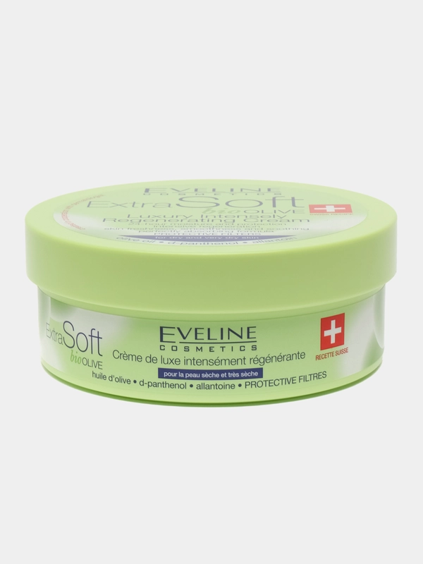 EVELINE Эксклюзивный интенсивно восстанавливающий крем серии Extra Soft-Bio оливки, 200мл
