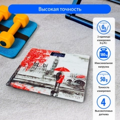 Весы напольные электронные со встроенным термометром MARTA MT-SC1695 Лондон
