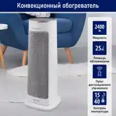 Белый тепловентилятор STINGRAY ST-FH1066A белый