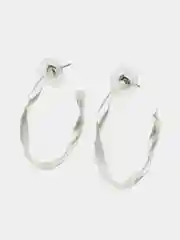 Серебряный серьги кольца