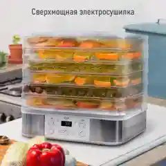 Электросушилка STINGRAY ST-FD700C 10 поддонов/ белый жемчуг