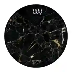 Черный весы напольные электронные STINGRAY ST-SC5004A с индикатором температуры, черный мрамор