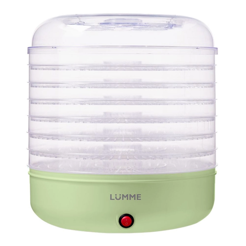 Сушилка для овощей и фруктов LUMME LFD-107 PP диаметр 32 см, 7 съемных поддонов 200 Ватт
