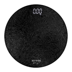 Весы напольные электронные STINGRAY ST-SC5004A с индикатором температуры, темный графит