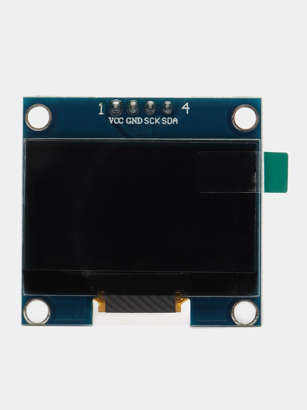 Дисплей OLED 1.3" 128*64 12864 4 контакта синие символы IIC/I2C
