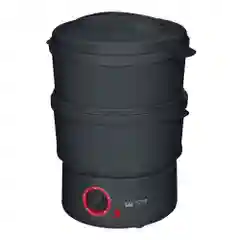 Черный пароварка электрическая HOME ELEMENT HE-FS1500 темный рубин