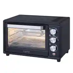 Черный духовой шкаф MARTA MT-EO4293B / 2500Вт/ 32л/ Функция Аэрогриль/ Конвекция/ черный жемчуг
