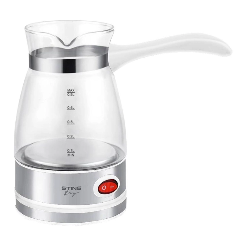 Турка электрическая STINGRAY ST-CW3151A, 600мл, белый