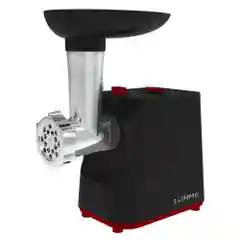 Черный мясорубка LUMME LU-MG2111A /2400Вт/ насадки для кеббе и колбас/ черный, красный