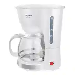 Белый кофеварка капельная STINGRAY ST-CM600A, объем 10-15 чашек, подогрев, съемный фильтр