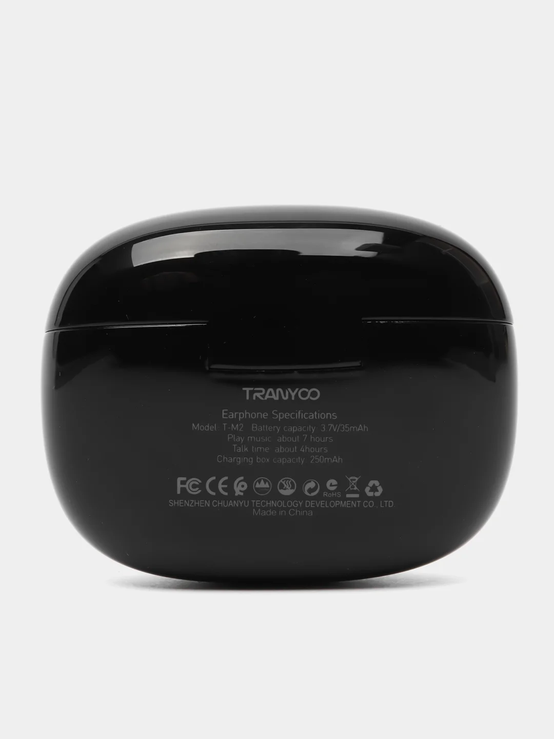 Тёмно-серый беспроводные наушники Tranyoo TM26 / TM27 / TM2 Wireless Stereo Earphone TWS