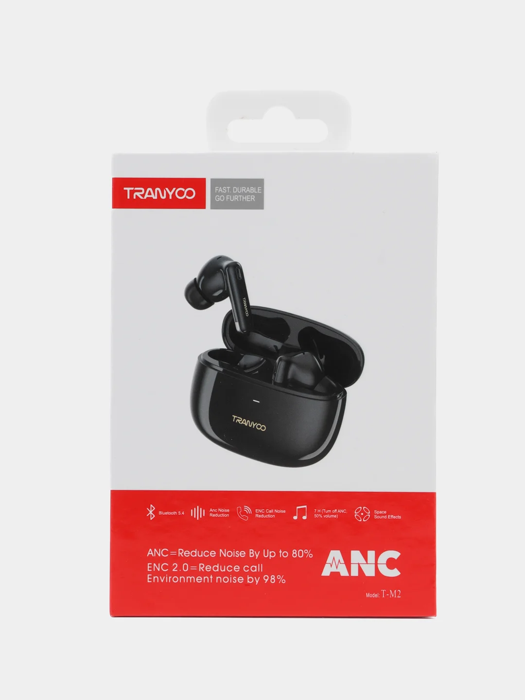 Тёмно-серый беспроводные наушники Tranyoo TM26 / TM27 / TM2 Wireless Stereo Earphone TWS