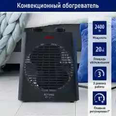 Тепловентилятор конвекционный STINGRAY ST-FH1069B черный