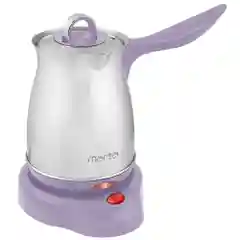 Розовый турка электрическая для кофе MARTA MT-2142 / корпус сталь/ 500мл/ лиловый аметист