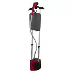 Черный отпариватель для одежды STINGRAY ST-ST304A вертикальный 2400Вт, черный/красный