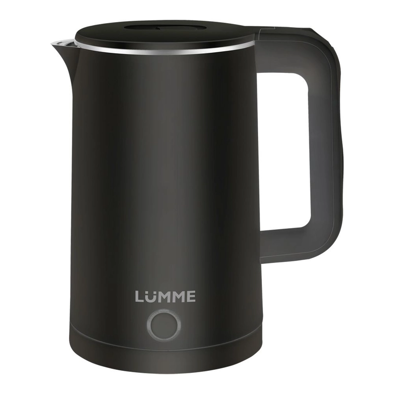 Чайник электрический металлический LUMME LU-KT4110A эффект термоса, черный