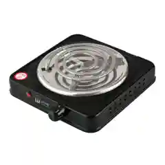 Черный электрическая плитка настольная HOME ELEMENT HE-HP718B , d14 см, черный