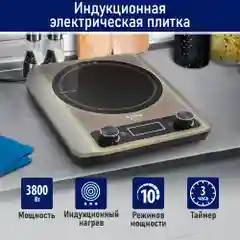 Электрическая индукционная плитка STINGRAY ST-HP3505A латунный