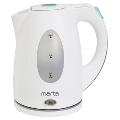 Электрический чайник MARTA MT-4638 / 2200W/ Объем-1,7л/ белый,ментол