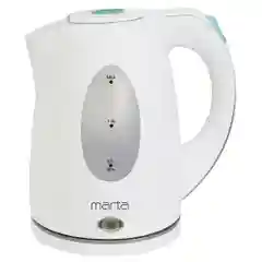 Электрический чайник MARTA MT-4638 / 2200W/ Объем-1,7л/ белый,ментол