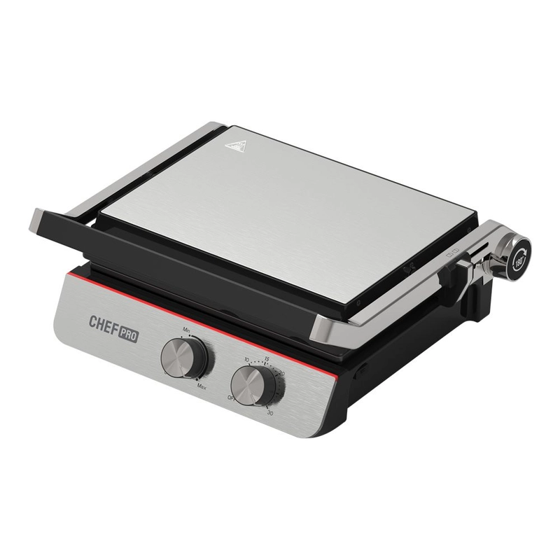 Электрогриль со съемными панелями CHEF PRO CF-SM1605A, режим барбекю