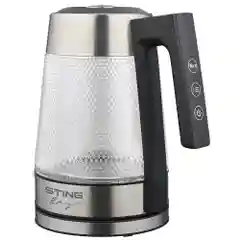 Чайник электрический STINGRAY ST-KT3019A стеклянный 2л, Двойные стенки/ эффект термоса