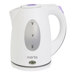 Электрический чайник MARTA MT-4638 / 2200W/ Объем-1,7л/ белый,лиловый