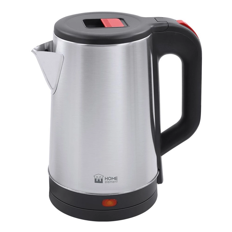 Чайник электрический HOME ELEMENT HE-KT2312 металлический/ 1800W/ 2,0л/ красный рубин