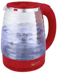 Красный чайник электрический HOME ELEMENT HE-KT2307 стеклянный с подсветкой/ электрочайник 2л