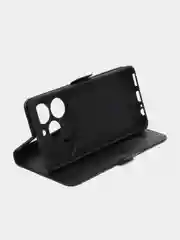 Черный чехол-книжка для Tecno POVA 6 / Pova 6 Pro 5G (Техно Пова 6 Про) с боковым магнитом