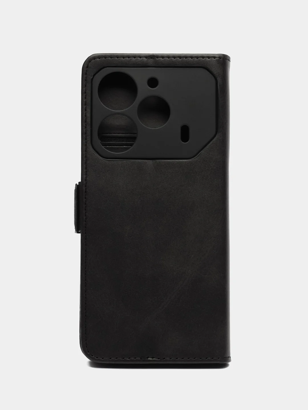 Черный чехол-книжка для Tecno POVA 6 / Pova 6 Pro 5G (Техно Пова 6 Про) с боковым магнитом