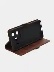 Коричневый чехол-книжка для Tecno Camon 30 Pro ( Техно Камон 30 Про)